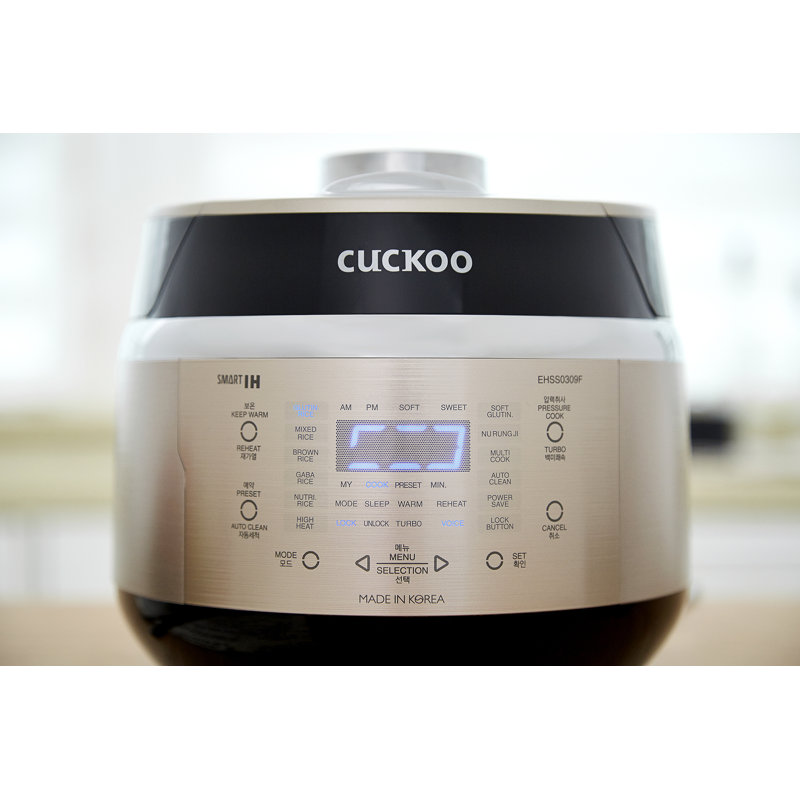 Cuckoo Electronics 3Cup Induction Heating Pressure Rice Cooker